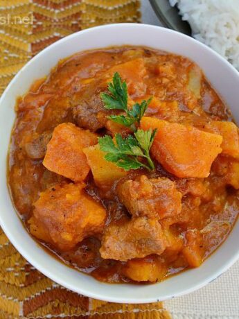 1 Delicious Botswanan Beef Pumpkin Stew