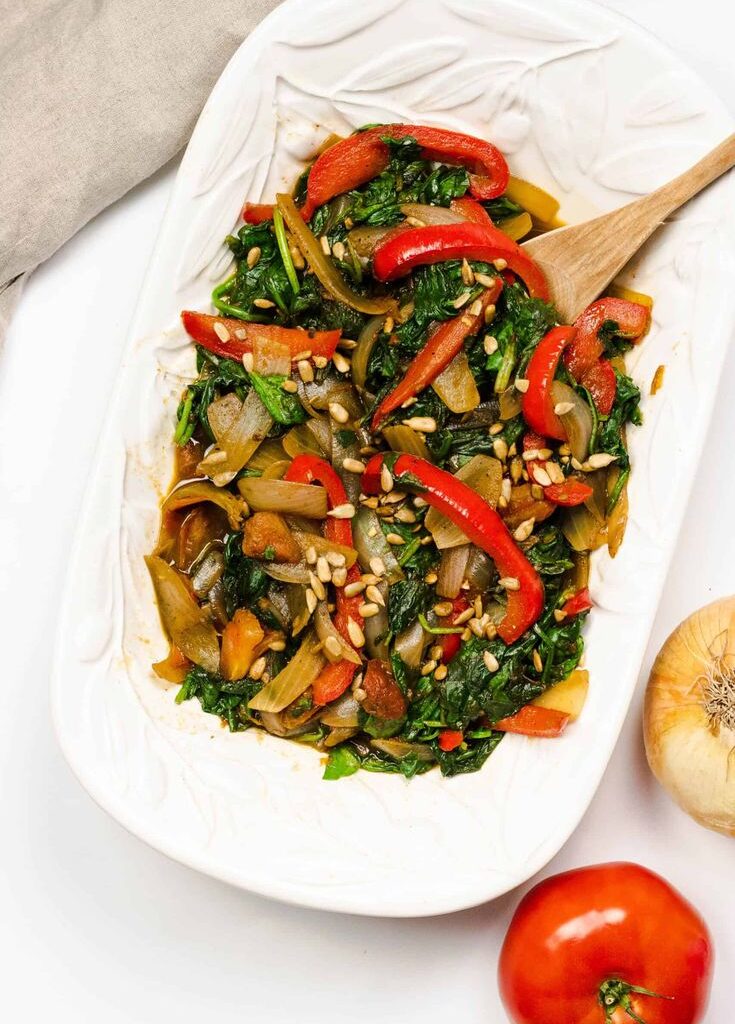 1 Delicious Sautéed Spinach from Botswana