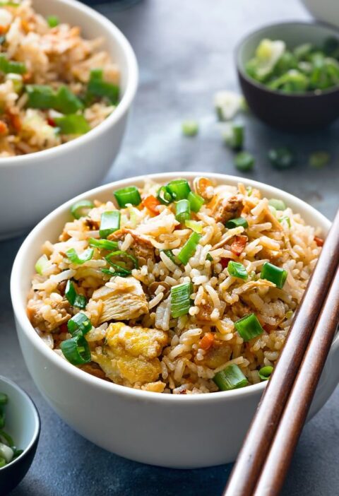 1 Delicious Chinese Chicken Fried Rice