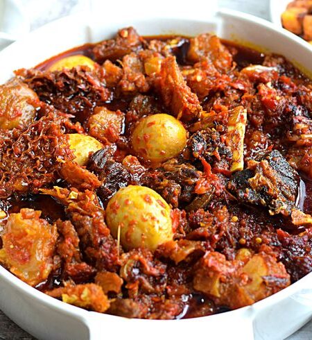 1 Delicious Nigerian Fried Palm Oil Stew