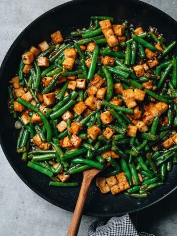 1 Delicious Chinese Green Bean Stir-Fry