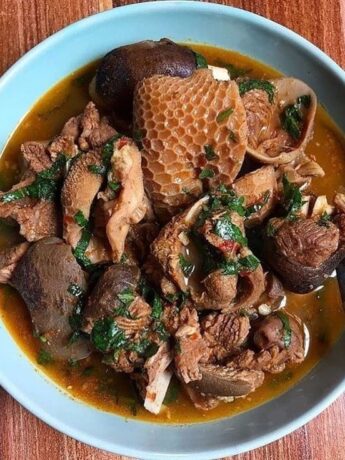 1 Delicious Nigerian Pepper Soup: Assorted Meat Pepper Soup.